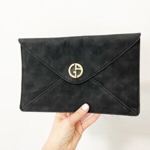 Giorgio Armani Black Clutch Purse